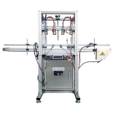 4 hoofd Automatische van de de jerrycaninjectie van de Materiaal Plastic fles de Olieflessen die de Machine van het Lekmeetapparaat vormen