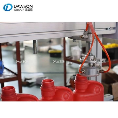 4 hoofd Automatische van de de jerrycaninjectie van de Materiaal Plastic fles de Olieflessen die de Machine van het Lekmeetapparaat vormen