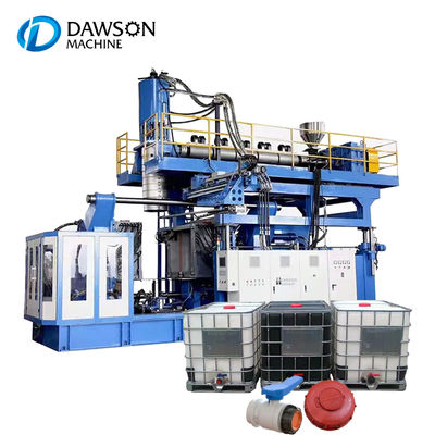 Zwarte IBC Bulk Container 2 lagen 1200L IBC Drum Blow Moulding Machine Plastic IBC Tank Manufacturing Machine