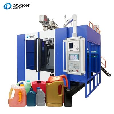 kopen Schroef LD-verhouding 24 11kw Oliepomp Motorkracht HDPE Jerry Can Flask Blowing Machine 10 15 20 25 30L Extrusion Blow Molding Machine online manufacture