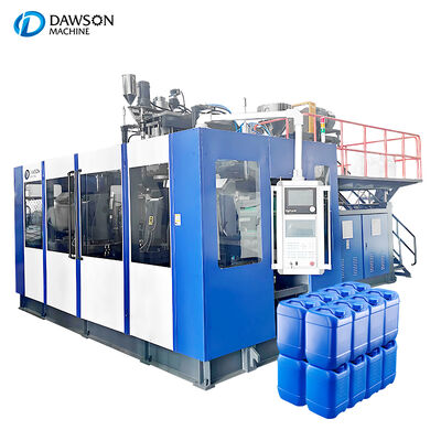 kopen 138kw Schroefverwarming 5L 10L Jerry Can HDPE Blow Molding Double Station Extrusion Blow Molding Machine Mould Opening Stroke 250600mm online manufacture