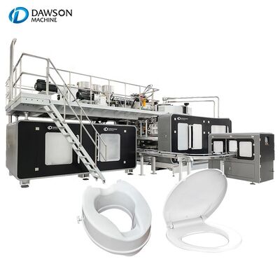 kopen Eenvoudig te bedienen HDPE Toilet Seat Extrusion Blow Molding Machine met 30 kW Extruder Motor Power online manufacture