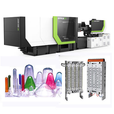 kopen 76.5 kW Vermogen 48 holte PET preform injectie gietmachine met 10 seconden per schot cyclustijd online manufacture