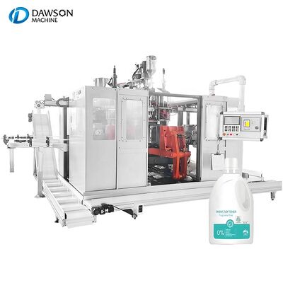 kopen Automatische Dubbelstation Dubbelkop Dagelijkse Chemische Wasmiddel Reiniger Fles Extrusie Blaasvormmachines online manufacture