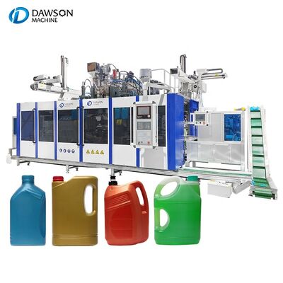 kopen Professionele dubbele matrijzenkop 5L HDPE Jerry Can Machine 5L HDPE Jerry Can productiemachine met drievoudige schroefextrusie online manufacture