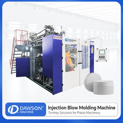 kopen Automatische extrusie-blaasvormmachine met één station en 5 koppen voor HDPE-bussen met brede opening online manufacture