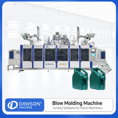 kopen Volledig automatische dubbele stations blaasgietmachine voor 5L HDPE industriële vloeibare verpakkingen online manufacture