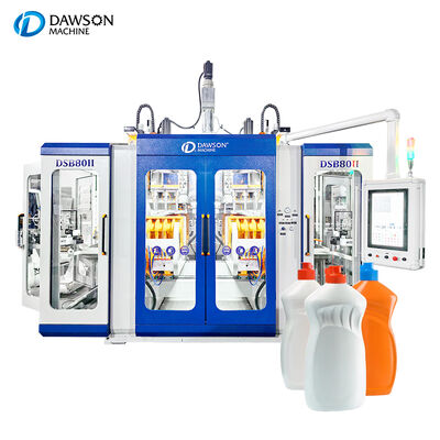 kopen 1L HDPE dubbele station extrusie blaasvormmachine voor het reinigen van de flessenproductie online manufacture