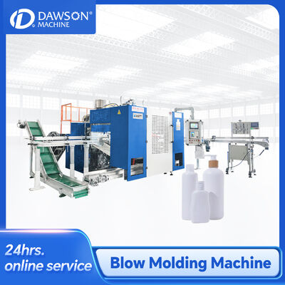 kopen Dubbelstation Dubbel Die Head Extrusion Blow Molding Machine voor 540 ml babypoederflessen online manufacture