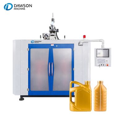 kopen Automatische dubbele station extrusie blaasgietmachine voor het maken van 4L HDPE-plasticcontainers online manufacture
