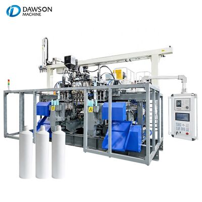 kopen Automatische Dubbelstation Extrusie Blaasmachine voor 0-1L HDPE Plastic Fles Productie online manufacture