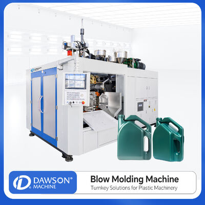 kopen Automatische Dubbelstation Extrusie Blaasmachine voor 4L HDPE Plastic Containers online manufacture