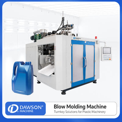 kopen Automatische dubbele station extrusie blaasgietmachine voor het maken van 4L HDPE-plasticcontainers online manufacture