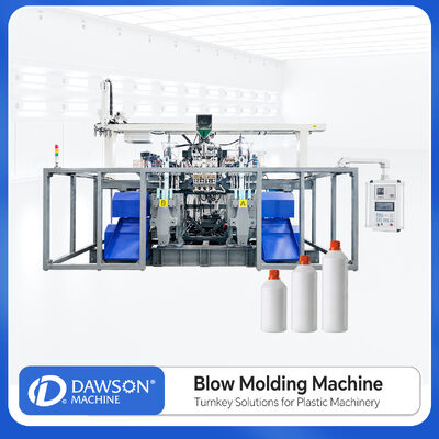 kopen Automatische 4-koppige Dubbelstation Extrusie Blaasmachine met 120 kg/u Output voor Plastic Flesproductie online manufacture