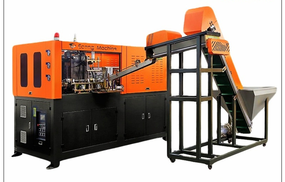 kwaliteit  4 Cavity Pet Bottle Blow Molding Machine Water Fully Automatic Fabriek