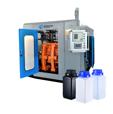 Eenvoudige extrusie-blaasgietmachine voor kunststofcontainers