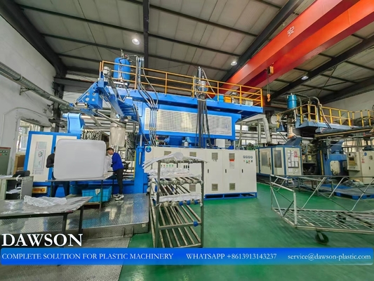 Dubbelstation blaasgevormd machine water tank maken machine