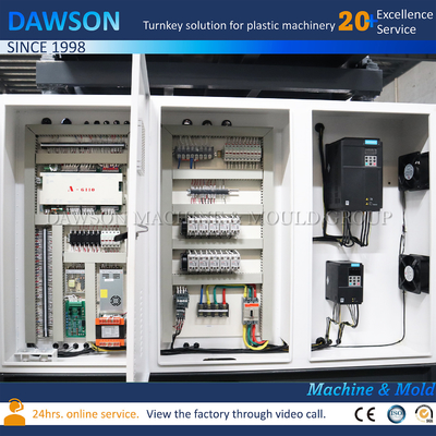 Productie van 0-5L HDPE-flessen met een enkele station extrusie-blaasgietmachine