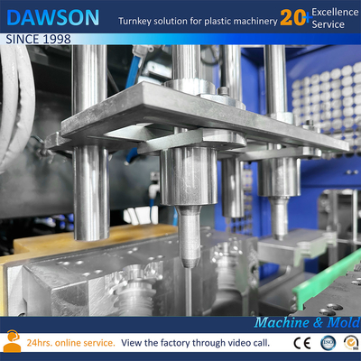 Professionele extrusie blaasgietmachine Dubbelstation Dubbelkop