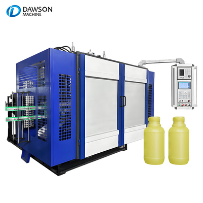 Dubbelstation 500ml 1L Plastic Flask Extrusion Blow Molding Machine