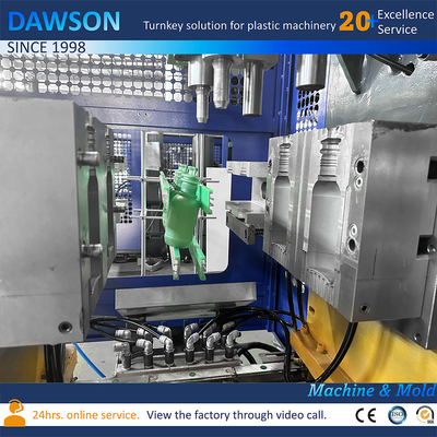 HDPE-pesticideflessen maken chemische trommel extrusie blaasgietmachine