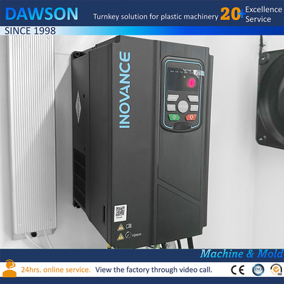 HDPE-automatische 1L 2L-flessen-extrusie-gietmachine