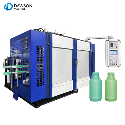HDPE-automatische 1L 2L-flessen-extrusie-gietmachine