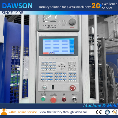 Dubbele station automatische extrusie blaasgietmachine voor 1L 2L fles