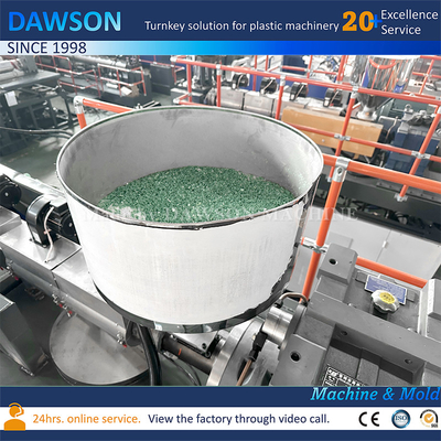Eénstation Eéndrukkop HDPE smeerolie extrusie blaasgietmachine