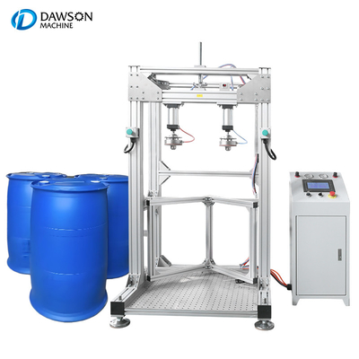 Automatische chemische olie 200L trommellekketester Dubbelkoppen HDPE Jerrycan lek detecterende testmachine