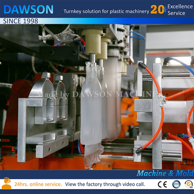500 ml 1L 2L Plastic Extrusion Blow Moulding Machine Wasmiddel Fles Vloeibare zeepreinigers Chemische flessen maken