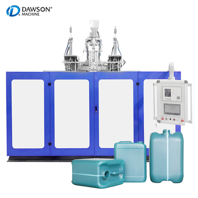 Volledig automatische dubbele matrijskop plastic 5L 10L HDPE Jerrycan Extrusion Blow Molding Machine