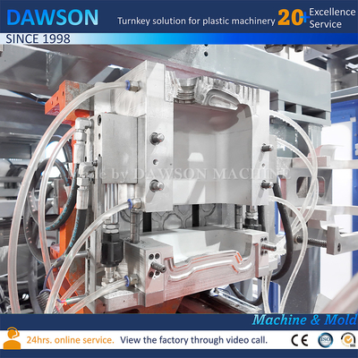Dubbelstation Dubbel Die Head Plastic HDPE 5L 10L EURO ADBLUE Canister Blow Molding Machine