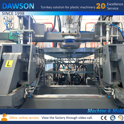 Automatische HDPE plastic flessen gieten Jerry Can ADblauwe Canister Extrusion Blow Gietmachine