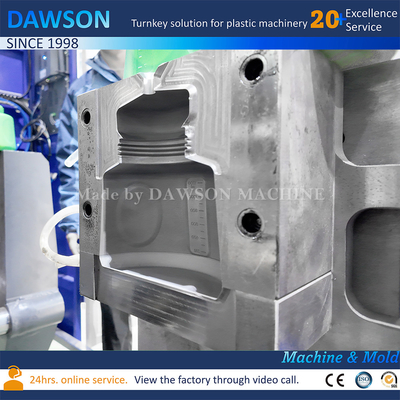 HDPE breedhals medische chemische verpakking Plastic 1400ml fles Extrusion Blow Molding Machine