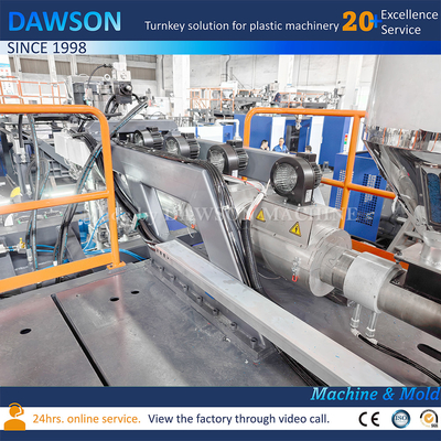 4L 5 Gallon HDPE waterflessen maken machine Flessenvat Extrusie blaasgietmachine