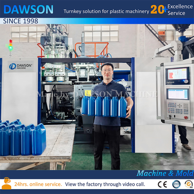 Automatische 1L 4L 5L 10L Plastic PP HDPE fles Jerrycan Extrusion Blow Molding Machine