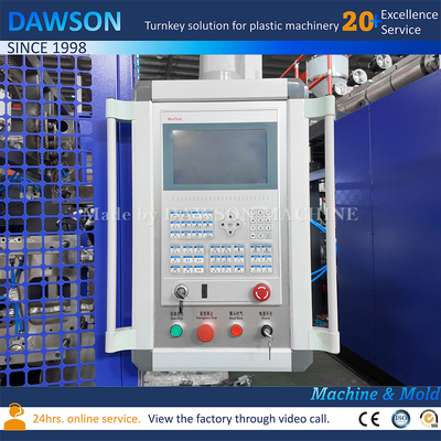 HDPE 500 ml 900 ml Dubbelstation Vier Stempelkoppen Extrusie Blaasgietmachine
