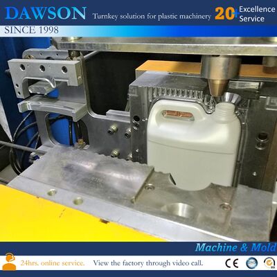 HDPE PP Plastic Processed Blow Molding Machine voor 5 liter Jerry Can Engine Oil Flasch Chemical Container Manufacturing