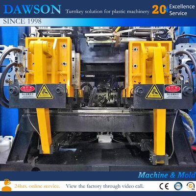 HDPE PP Plastic Processed Blow Molding Machine voor 5 liter Jerry Can Engine Oil Flasch Chemical Container Manufacturing