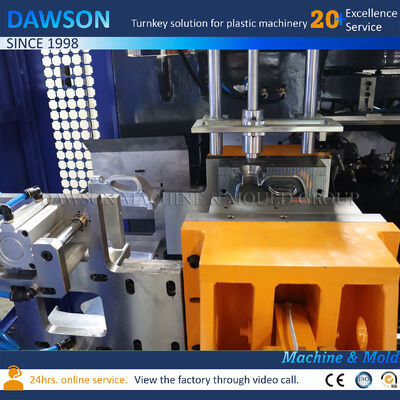 85 mm schroefdiameter 110kN Klemkracht Plastic Hdpe Wasmiddel Fles maken Extrusie Blaasgietmachine