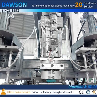 130 kg per uur Output Extrusie Blow Molding Machine Voor HDPE 5L Jerrycan High Speed Plastic Manufacturing