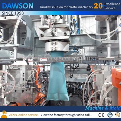 130 kg per uur Output Extrusie Blow Molding Machine Voor HDPE 5L Jerrycan High Speed Plastic Manufacturing