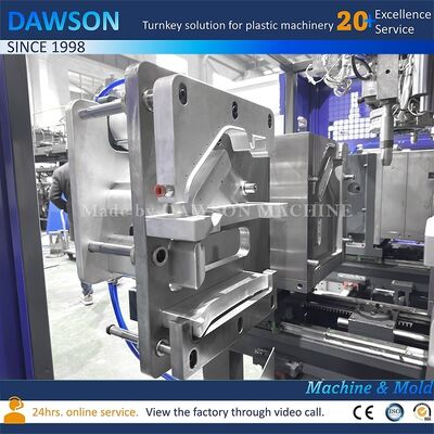 Aluminium met beryllium koperen matrijsmateriaal 5L 8L 10L plastic flesblaasmachine HDPE machine cyclustijd 21,6 seconden