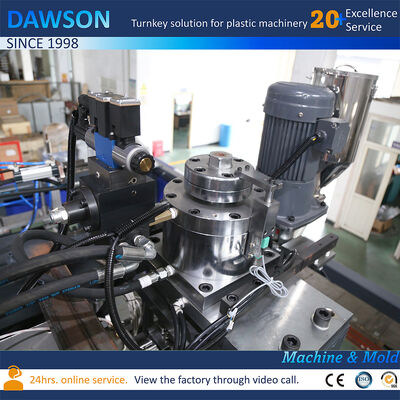 138kw Schroefverwarming 5L 10L Jerry Can HDPE Blow Molding Double Station Extrusion Blow Molding Machine Mould Opening Stroke 250600mm