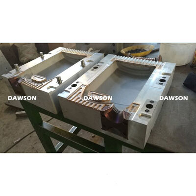 Schroefverwarmingsvermogen 6kw Extrusie blaasvormmachine voor HDPE PP Jerry kan melkfles smeermiddel 5L Luchtverbruik 0.6