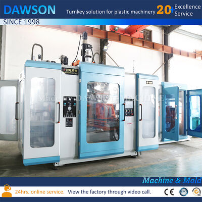 Volledig elektrische dubbele station HDPE 3L 5L Jerrycan extrusie blaasvormmachine