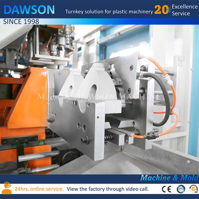 Volledig elektrische dubbele station HDPE 3L 5L Jerrycan extrusie blaasvormmachine