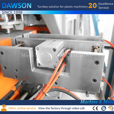 Volledig Elektrische 5L HDPE Wasmiddelflessen Blaasvormmachine Drie Matrijzen Extrusie Blaasvormmachine