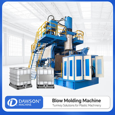 Kosten-efficiënte 1000L IBC tank blaasgevormd machine met accumulator hoofd ontwerp en servomotor systeem